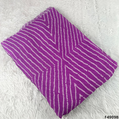 Bandhani Print Leheriya Chinon Chiffon Fabric-F4909